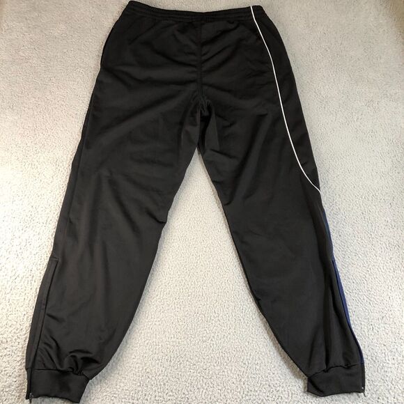 Adidas Pants Men Large Black Joggers Basketball Tapered Workout Outdoor Athletic - Picture 6 of 9